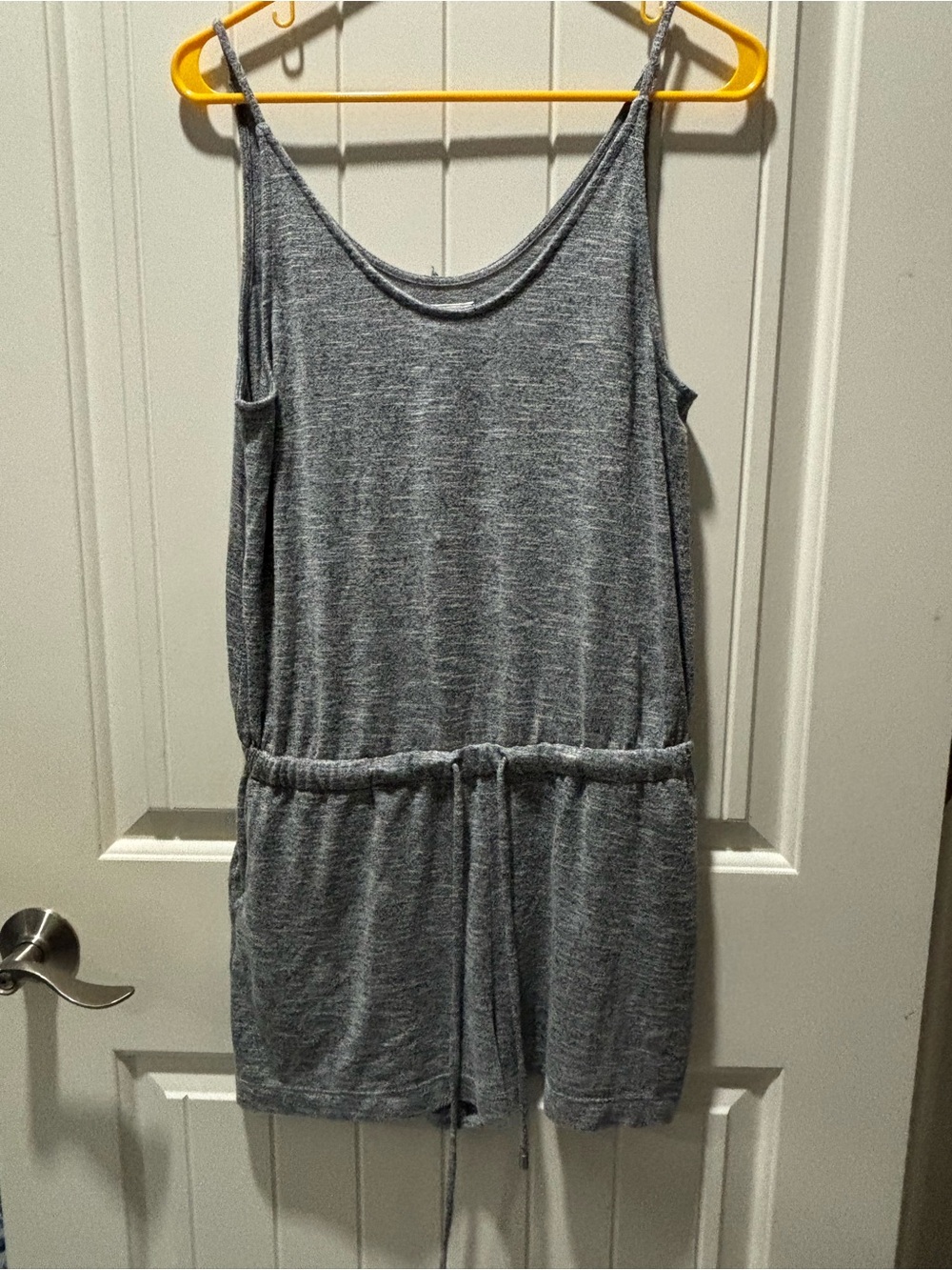 Heather Gray Sleeveless Romper